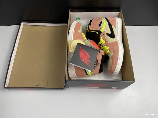 Rep Husky CW6576-800 Air Peach 1 High Switch Jordan 0727